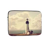 QGWDYYJQ Old Lighthouse printed Laptop Case Laptop Bag Portable Computer Protective Bag