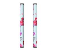 QGWDYYJQ Pink Flamingos Printed Refrigerator Door Handle Protector 2PCS Handle Cover