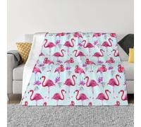 QGWDYYJQ Pink Flamingos printed Ultra-Soft Micro Fleece Blanket throw blanket