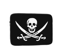 QGWDYYJQ Pirate Flag printed Laptop Case Laptop Bag Portable Computer Protective Bag