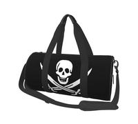 QGWDYYJQ Pirate Flag Printed Travel Bag Large-Capacity Travel Luggage Bag