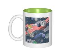 QGWDYYJQ Planet Printed Mug Ceramic Mug Decorate the Beverage Cup