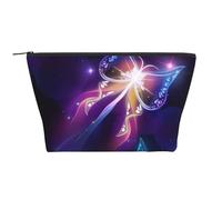 QGWDYYJQ Purple Butterfly Printed Daily Storage Bag Makeup Bag Travel Toiletry Bag