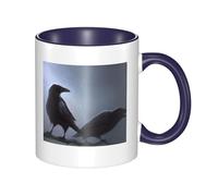 QGWDYYJQ Ravens Printed Mug Ceramic Mug Decorate The Beverage Cup