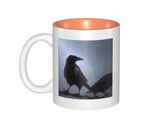 QGWDYYJQ Ravens Printed Mug Ceramic Mug Decorate the Beverage Cup