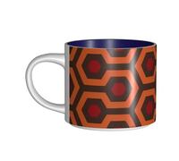 QGWDYYJQ Shining Overlook Printed Large-Capacity Ceramic Mug Hot Chocolate Mug