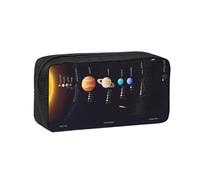 QGWDYYJQ Solar System Jupiter Saturn Printed Simple and Spacious Pen case Pencil Bag Stationery Organiser