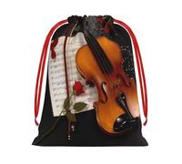 QGWDYYJQ Violin Sheet Music printed Drawstring Gift Bag Gift Wrapping Bag Party Decoration