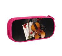 QGWDYYJQ Violin Sheet Music Printed pencase Stationery Case Portable Organiser