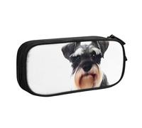 QGWDYYJQ Well-Behaved Schnauzer Printed pencase Stationery Case Portable Organiser