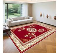 QGYFRE Cheap Rugs Large Size Children For Bedrooms 150x180cm Red Oriental retro flowers Universal,Indoor/Outdoor,Conference Room Carpets Living