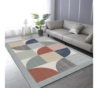 QGYFRE Hall Runner Rug Boys Bedroom large Multicolored retro geometric carpet. Children Rugs For Bedrooms Blue. 70x140CM long hallway