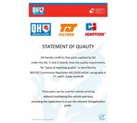 QH 2-IN-1 CLUTCH KIT Quinton Hazell Replacement Part QKT4187AF