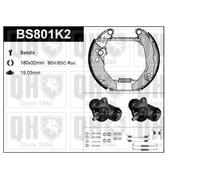 QUINTON HAZELL BS801K2 Brake Shoe Set