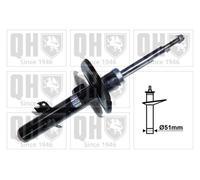 Shock Absorber (Single Handed) Front Right QAG181063 Quinton Hazell 9809333980