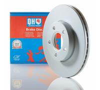 QH Pair Front Brake Discs for Ford Focus C-Max Diesel MPV TDCi 2003-2007