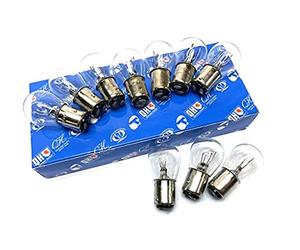 QH Quinton Hazell 380 Brake Tail Light Bulbs 12V Clear 21/5W Pack of 10 High Quality ISO Approved Automotive Spare Parts