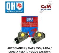 QH Rear Brake Wheel Cylinder Pair Fits Autobianchi A 112 1969-1985