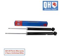 QH Rear Pair Shock Absorbers for Skoda Fabia Petrol Estate TSI 2010-2014