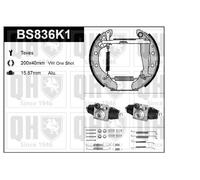 QH VAG Brake Shoe Kit w/ Auto Adjust /Mounting /Wheel Brake Cylinder - BS836K1