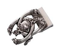 QHA Mens Ratchet Automatic Belt Buckle Only Replacement For 35mm Wide Belts Q98A12