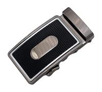 QHA Mens Ratchet Automatic Belt Buckle Only Replacement For 35mm Wide Belts Q98A41