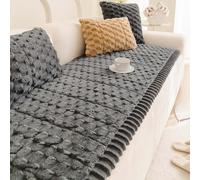 QHAIYYBF New Non-Slip Sofa Covers 1 2 3 Seater, Soft Flannel Sofa Covers Washable Non-Slip Sofa Cover Seater Couch Covers for Sectional Sofa, Sofa Slipcovers L Shape Furniture Protector