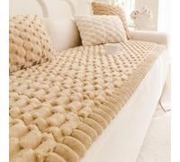 QHAIYYBF Soft Flannel Sofa Covers Washable - Sofa Cushion Covers, Non-Slip Sofa Cover 1 2 3 Seater Couch Covers for Sectional Sofa, Sofa Slipcovers