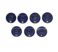 QHALEN 7PCS/Set OptiFit Golf Weights for Callaway RAZR Fit Xtreme Driver 3g 5g 7g 9g 11g 13g 15g Black/Blue