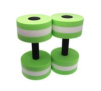 QHALEN Water Aerobic Exercise Foam Dumbbell Pool Resistance,Water Aqua Fitness Barbells Hand Bar Exercises Equipment for Weight Loss (Set of 2)