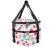 QHANSHIEE Insulated Double Decker Casserole Carrier for Hot or Cold Food, Pie and Dish Carrying Case, Lunch Bag for Party/Picnic, Pioneer Woman Dishes