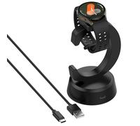 QHBAMD Charger Dock Compatible for Samsung Galaxy Watch Ultra 47mm/7/6/5 Pro/4/3/Active 2 - USB Replacement Charging Cable Dock Stand