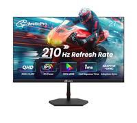 QHD Gaming Monitor 2560*1440P 180Hz 2K IPS Panel 1ms Response Time Adaptive Sync PC Monitor Frameless Ultra Thin 100% sRGB