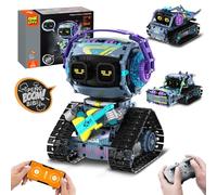 QHECTTY STEM Robot Building Kit for Kids 6-14+,3in1 Remote & APP Controlled STEM Rock Robot/Truck/Road Roller Building Toys for Kid,433 Pcs Building Blocks Set Birthday Xmas Gift Ideas for Boys Girls