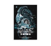 QHEUEKTSO Aliens Movie Poster Canvas Wall Art Decor Living Room Modern Family Bedroom 08x12inch(20x30cm) Unframe-style