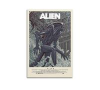 QHEUEKTSO Aliens Vs Predator Horror Movie Poster Canvas Wall Art Decor Living Room Modern Family Bedroom 12x18inch(30x45cm) Unframe-style