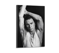 QHEUEKTSO Channing Tatum Young Poster Canvas Wall Art Decor Living Room Modern Family Bedroom 12x18inch(30x45cm) Frame-style