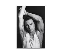 QHEUEKTSO Channing Tatum Young Poster Canvas Wall Art Decor Living Room Modern Family Bedroom 24x36inch(60x90cm) Unframe-style
