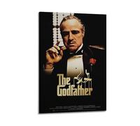 QHEUEKTSO Classic Movie The Godfather Poster C Canvas Wall Art Decor Living Room Modern Family Bedroom 16x24inch(40x60cm) Frame-style