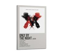 QHEUEKTSO Kings Of Leon Album Only By The Night1 Canvas Wall Art Decor Living Room Modern Family Bedroom 20x30inch(50x75cm) Frame-style