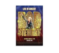 QHEUEKTSO Rod Stewart Canvas Wall Art Decor Living Room Modern Family Bedroom 08x12inch(20x30cm) Unframe-style