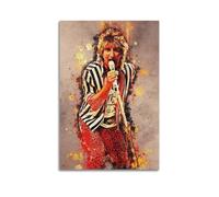 QHEUEKTSO Rod Stewart Canvas Wall Art Decor Living Room Modern Family Bedroom 16x24inch(40x60cm) Unframe-style