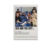 QHEUEKTSO Sex And The City Poster Canvas Wall Art Decor Living Room Modern Family Bedroom 12x18inch(30x45cm) Unframe-style