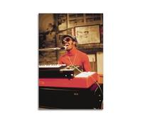 QHEUEKTSO Singer Stevie Wonder Poster Canvas Wall Art Decor Living Room Modern Family Bedroom 24x36inch(60x90cm) Unframe-style