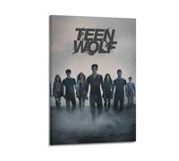 QHEUEKTSO Teen Wolf Canvas Wall Art Decor Living Room Modern Family Bedroom 24x36inch(60x90cm) Frame-style