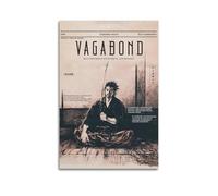 QHEUEKTSO Vagabond Samurai Champloo Anime Retro Art Poster Canvas Wall Art Decor Living Room Modern Family Bedroom 12x18inch(30x45cm) Unframe-style