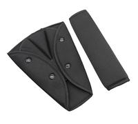 QhgPnt 2 Pcs Car Seat Belt Pads Set, Seatbelt Covers Kids Adjuster, car seat belt adjuster, Pads Seatbelt Clip Suitable for Children, Adults, and The Elderly (Black)