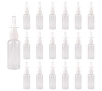 QhgPnt 20 Pack Nasal Spray Bottles, 10ml Empty Refillable Plastic Spray Bottle for Nose Spray, Steroid Nasal Spray and Essential Oils, Portable Mist Sprayer for Travel, Outdoor and Home Use