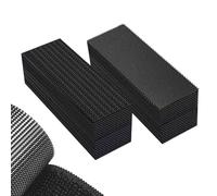 QhgPnt 24 Rug Gripper for Carpeted Floor, Rug to Carpet Gripper, Carpet Grippers for Rugs on Top of Carpet, Anti Slip Mat for Hardwood Laminate Floors Stair Sofa Cushion, 25mm x 100mm