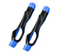 QhgPnt 2Pcs Golf Grip Trainers, Golf Grip Trainer Training Aid for Muscle Memory, Anti-Slip Hand Placement & Posture Correction Aid,Enhanced Golfing Skills, Lightweight, Durable